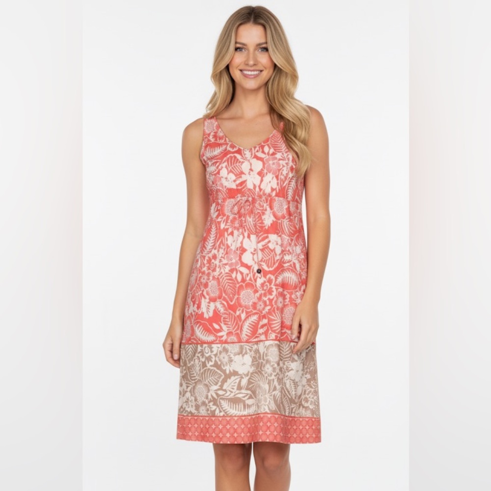 Tommy Bahama Del Lago Floral short dress size small